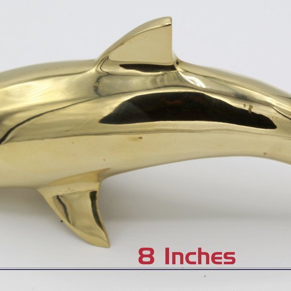 Pair of Dolphin Figurines Statue/Sculpture Beautiful Handcrafted Handmade - Picture 5 of 8